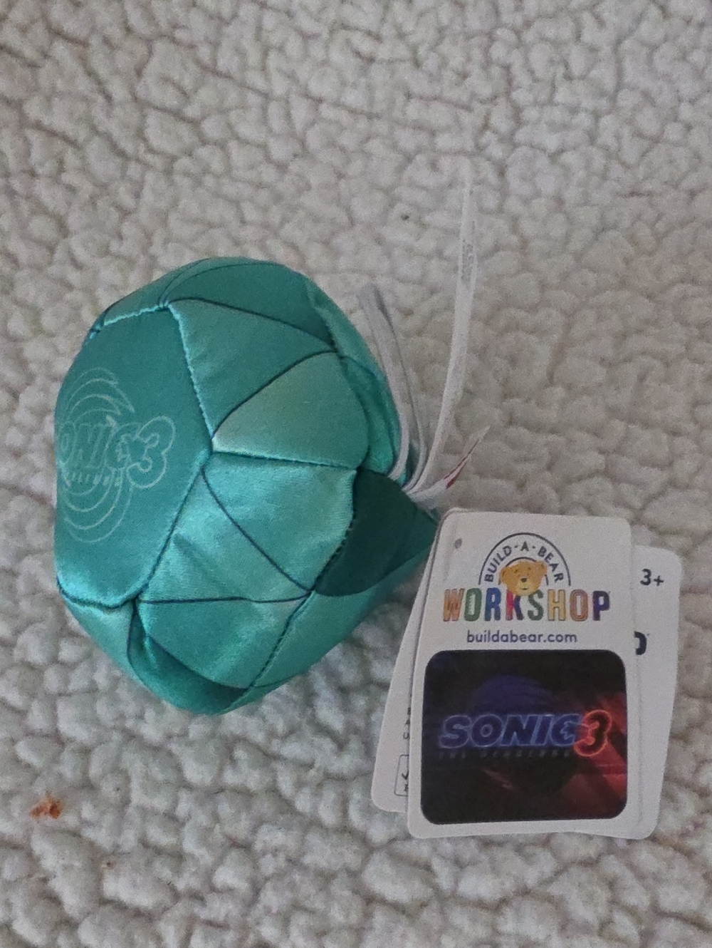 Build-A-Bear Workshop Sonic 3 Emerald risty Plush Ball